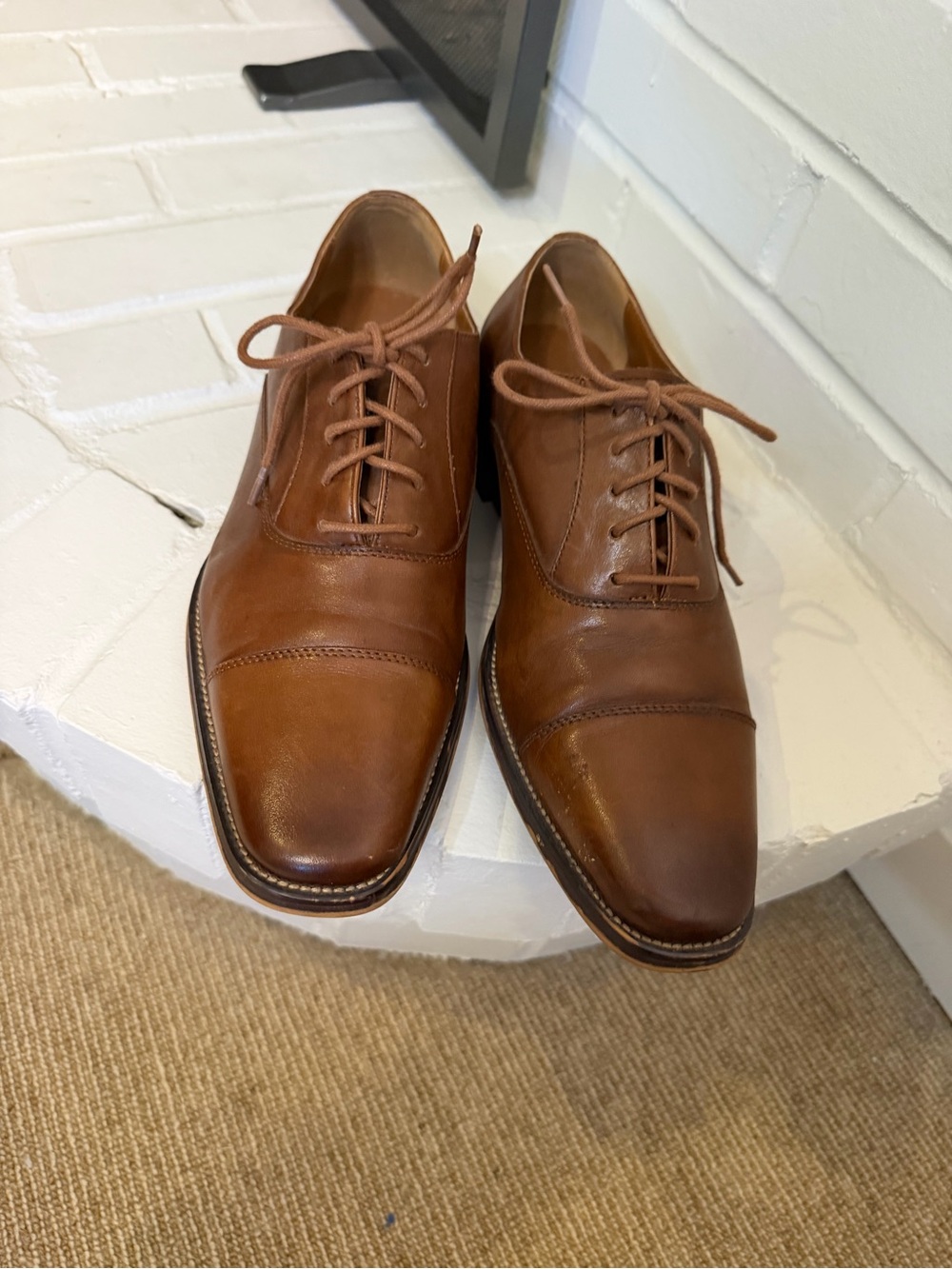 Nordstrom Men’s Kensington Cap Toe Leather Oxford – Tan / Light Brown